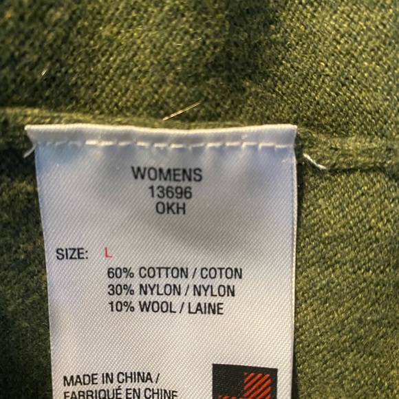 Woolrich Soft Green Turtleneck Cotton Sweater - Picture 5 of 6